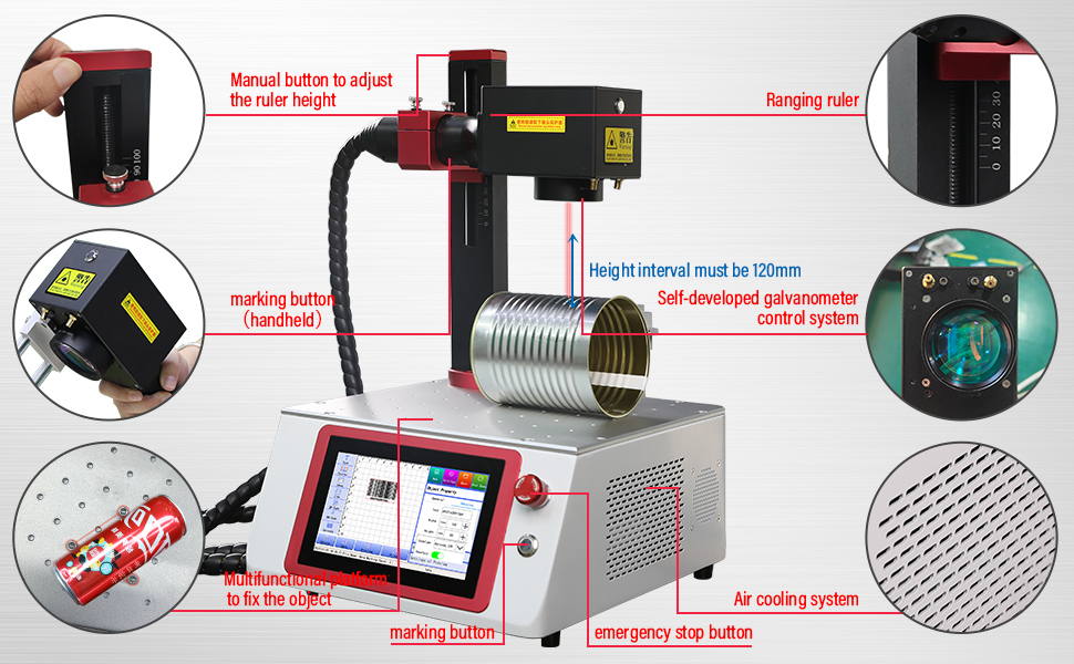 L6Plus 20W Fiber Laser Maker