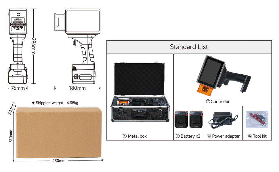 Handheld Laser Marking Machine L4PRO