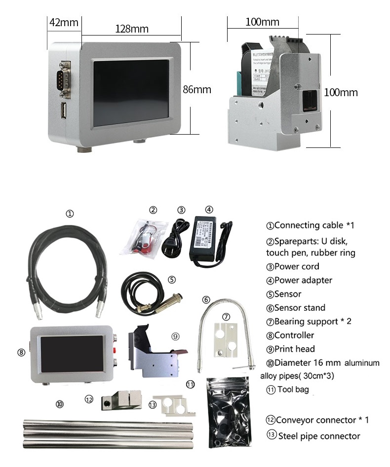 Inline Automatic Batch Coding Machine Meenjet MX1