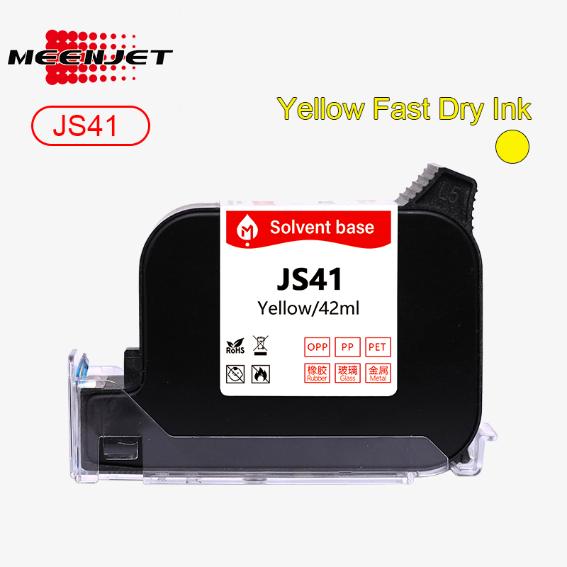 Yellow Fast Dry Ink Cartridges JS41