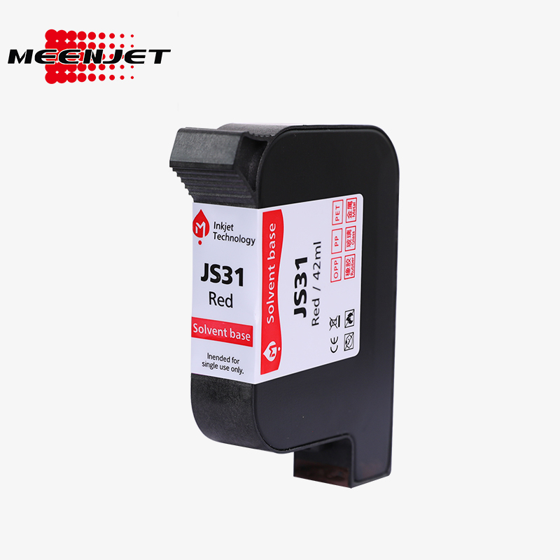 Red Solvent Ink Cartridges for Printer JS31 