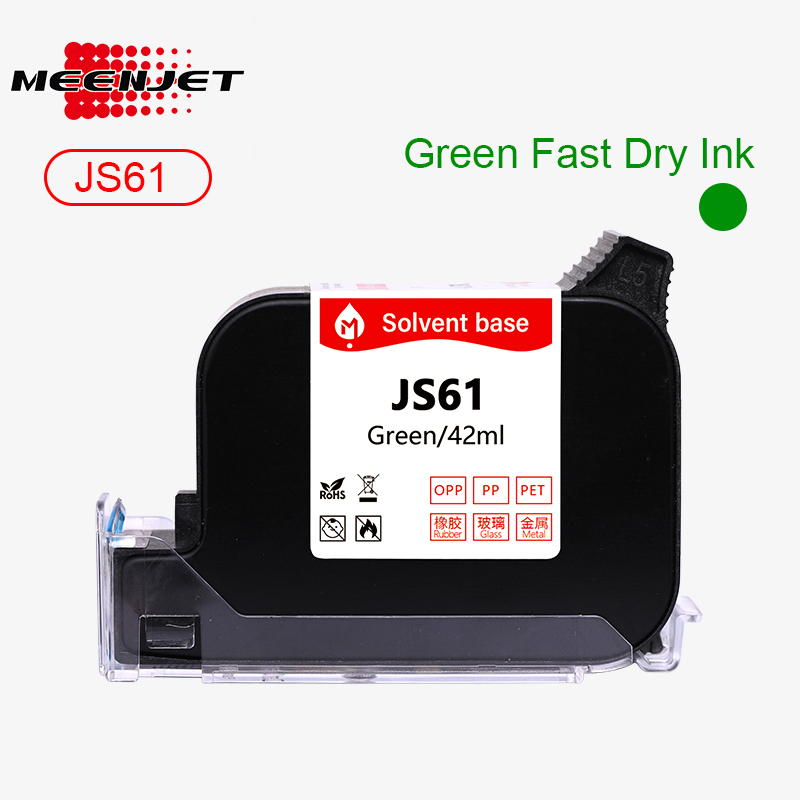 Green Fast Dry Ink Cartridges JS61 